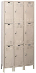 Hallowell - 9 Door, 3 Tier, ValueMax Wardrobe Lockers - Exact Tooling