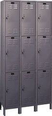Hallowell - 9 Door, 3 Tier, ValueMax Wardrobe Lockers - Exact Tooling