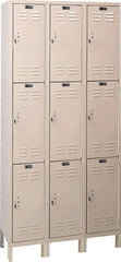 Hallowell - 9 Door, 3 Tier, ValueMax Wardrobe Lockers - Exact Tooling