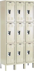 Hallowell - 9 Door, 3 Tier, Ready-Built Wardrobe & Box Lockers - Exact Tooling