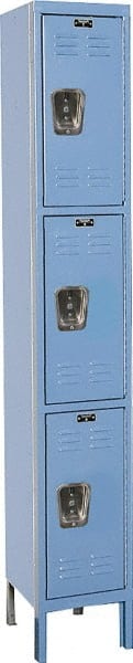 Hallowell - 3 Door, 3 Tier, Premium Wardrobe Lockers - Exact Tooling