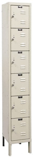 Hallowell - 6 Door, 6 Tier, Premium Box Lockers - Exact Tooling