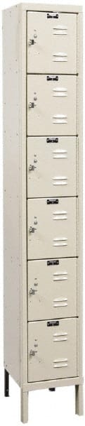 Hallowell - 6 Door, 6 Tier, Premium Box Lockers - Exact Tooling