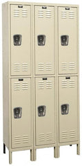 Hallowell - 6 Door, 2 Tier, Premium Wardrobe Lockers - Exact Tooling