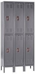 Hallowell - 6 Door, 2 Tier, Premium Wardrobe Lockers - Exact Tooling