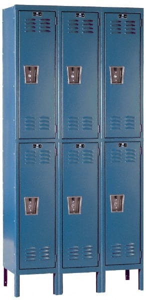 Hallowell - 6 Door, 2 Tier, Premium Wardrobe Lockers - Exact Tooling