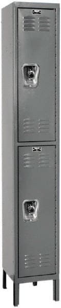 Hallowell - 2 Door, 2 Tier, Ready-Built Wardrobe & Box Lockers - Exact Tooling