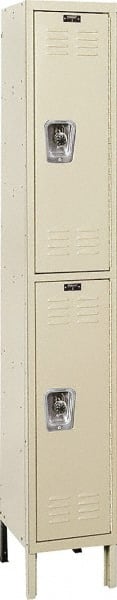 Hallowell - 2 Door, 2 Tier, Ready-Built Wardrobe & Box Lockers - Exact Tooling