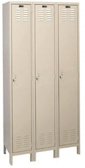 Hallowell - 3 Door, 1 Tier, ValueMax Wardrobe Lockers - Exact Tooling