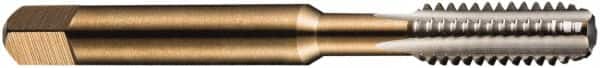 DORMER - M8x1.25 Metric Coarse, 3 Flute, Bottoming & Plug, Bright Finish, High Speed Steel Tap Set - Right Hand Cut, 72mm OAL, 6H Class of Fit, Series E500 - Exact Tooling