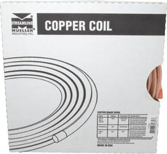 Mueller Industries - 20' Long, 3/8" OD, Grade Alloy 122 Copper Seamless Tube - 0.032" Wall Thickness - Exact Tooling