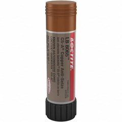 Loctite - 20 Gram Stick High Temperature Anti-Seize Lubricant - Copper, -20 to 1,800°F, Copper Colored, Water Resistant - Exact Tooling