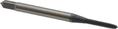 OSG - #2-56 UNC 2B 3 Flute elektraLUBE Finish High Speed Steel Straight Flute Standard Hand Tap - Plug, Right Hand Thread, 1-3/4" OAL, 7/16" Thread Length, H2 Limit - Exact Tooling