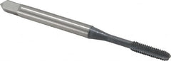 OSG - #4-48 UNF 2B 3 Flute elektraLUBE Finish High Speed Steel Straight Flute Standard Hand Tap - Bottoming, Right Hand Thread, 1-7/8" OAL, 9/16" Thread Length, H2 Limit - Exact Tooling