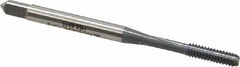 OSG - #5-40 UNC 2B/3B 3 Flute elektraLUBE Finish High Speed Steel Straight Flute Standard Hand Tap - Bottoming, Right Hand Thread, 1-15/16" OAL, 5/8" Thread Length, H2 Limit - Exact Tooling