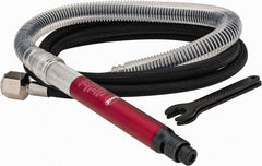 Sioux Tools - 1/8" Collet, Straight Handle, Straight Air Die Grinder - 54,000 RPM, Remote Exhaust, 16.8 CFM, 0.1 hp, 6.21 bar - Exact Tooling