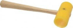 Garland - 3/8 Lb Head Plastic Mallet - 9-3/4" OAL, 10" Long Wood Handle - Exact Tooling