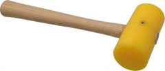 Garland - 7/8 Lb Head Plastic Mallet - 11-1/2" OAL, 12" Long Wood Handle - Exact Tooling