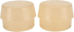 Garland - 1-3/4" Face Diam, Grade Soft, Natural Soft Face Hammer Tip - Urethane - Exact Tooling