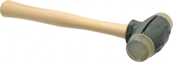 Garland - 2 Lb Head 1-1/2" Face Urethane Split Head Hammer - Wood Handle - Exact Tooling