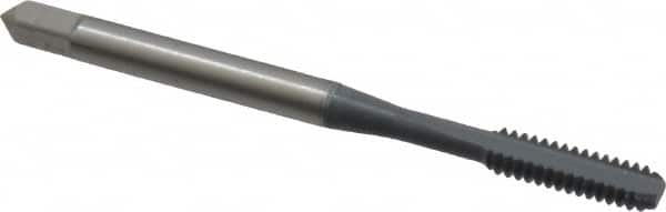 OSG - #6-32 UNC 2B 2 Flute elektraLUBE Finish High Speed Steel Straight Flute Standard Hand Tap - Bottoming, Right Hand Thread, 2" OAL, 11/16" Thread Length, H3 Limit - Exact Tooling