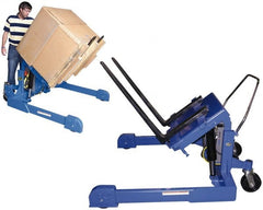 Vestil - 2,000 Lb Load Limit, Straddle Portable Tilting Table - 90° Tilting Angle, 2-5/8' Low Height - Exact Tooling