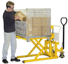 Vestil - 12V DC Lifting Table Portable High Rise Skid Lifter DC Power - Exact Tooling