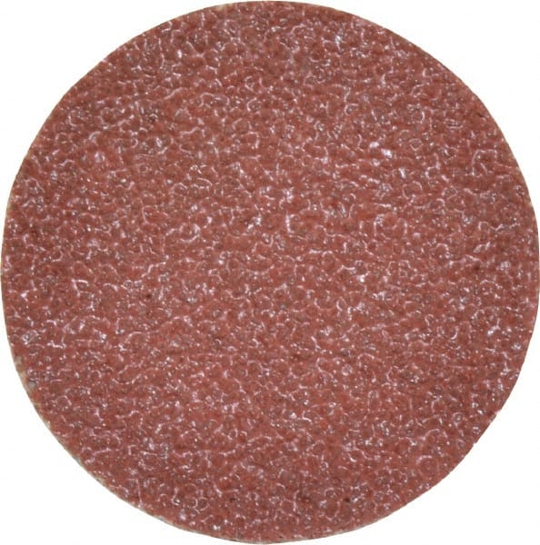 Tru-Maxx - 1" Disc Diam, 60 Grit, Aluminum Oxide Quick Change Disc - Type R Attaching System, Coated, Brown, Medium Grade, 30,000 RPM - Exact Tooling