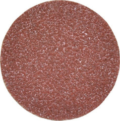 Tru-Maxx - 1" Disc Diam, 60 Grit, Aluminum Oxide Quick Change Disc - Type R Attaching System, Coated, Brown, Medium Grade, 30,000 RPM - Exact Tooling