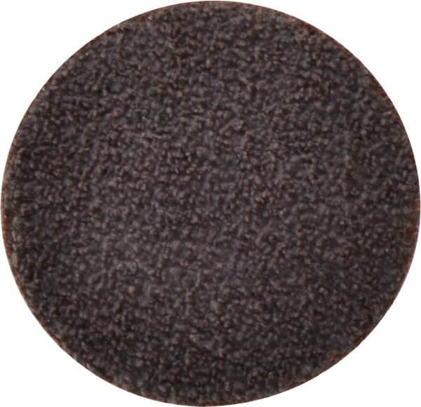 Tru-Maxx - 1-1/2" Disc Diam, 50 Grit, Aluminum Oxide Quick Change Disc - Type R Attaching System, Coated, Brown, Coarse Grade, 30,000 RPM - Exact Tooling