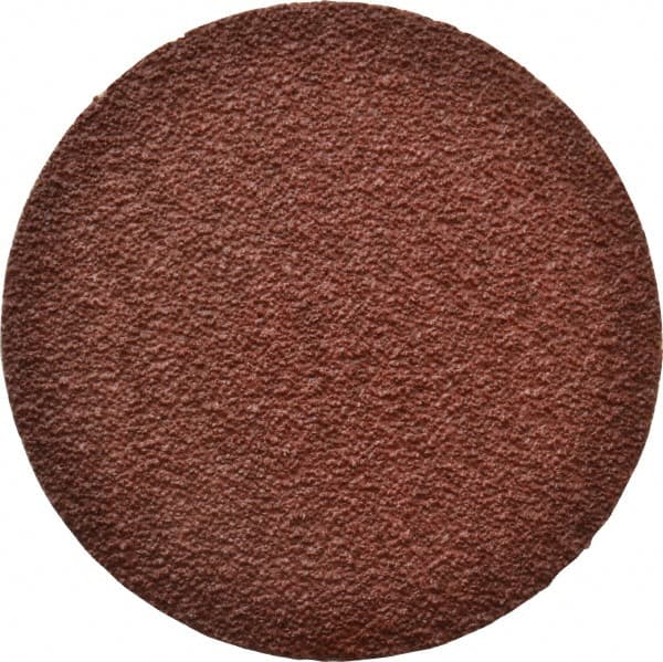 Tru-Maxx - 3" Disc Diam, 40 Grit, Aluminum Oxide Quick Change Disc - Type R Attaching System, Coated, Brown, Coarse Grade, 20,000 RPM - Exact Tooling