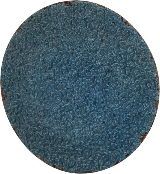 Tru-Maxx - 1" Disc Diam, 60 Grit, Zirconia Alumina Quick Change Disc - Type R Attaching System, Coated, Blue, Medium Grade, 20,000 RPM - Exact Tooling