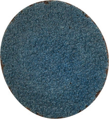 Tru-Maxx - 1" Disc Diam, 60 Grit, Zirconia Alumina Quick Change Disc - Type R Attaching System, Coated, Blue, Medium Grade, 20,000 RPM - Exact Tooling