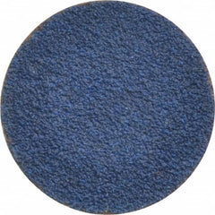 Tru-Maxx - 1" Disc Diam, 80 Grit, Zirconia Alumina Quick Change Disc - Type R Attaching System, Coated, Blue, Medium Grade, 20,000 RPM - Exact Tooling