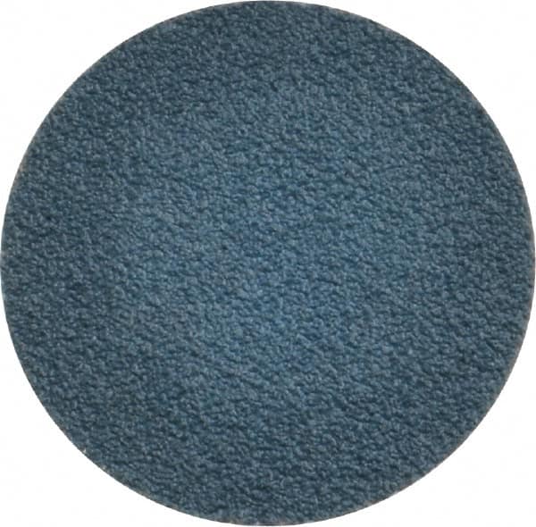 Tru-Maxx - 1" Disc Diam, 120 Grit, Zirconia Alumina Quick Change Disc - Type R Attaching System, Coated, Blue, Fine Grade, 20,000 RPM - Exact Tooling