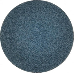 Tru-Maxx - 1" Disc Diam, 120 Grit, Zirconia Alumina Quick Change Disc - Type R Attaching System, Coated, Blue, Fine Grade, 20,000 RPM - Exact Tooling