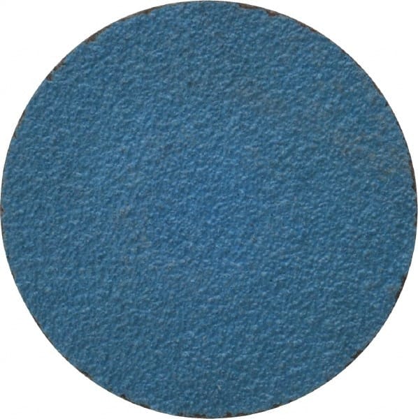 Tru-Maxx - 1-1/2" Disc Diam, 80 Grit, Zirconia Alumina Quick Change Disc - Type R Attaching System, Coated, Blue, Medium Grade, 20,000 RPM - Exact Tooling