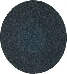 Tru-Maxx - 1-1/2" Disc Diam, 120 Grit, Zirconia Alumina Quick Change Disc - Type R Attaching System, Coated, Blue, Fine Grade, 20,000 RPM - Exact Tooling