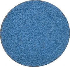 Tru-Maxx - 2" Disc Diam, 50 Grit, Zirconia Alumina Quick Change Disc - Type R Attaching System, Coated, Blue, Coarse Grade, 20,000 RPM - Exact Tooling