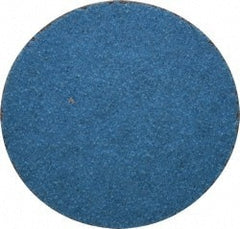 Tru-Maxx - 2" Disc Diam, 60 Grit, Zirconia Alumina Quick Change Disc - Type R Attaching System, Coated, Blue, Medium Grade, 20,000 RPM - Exact Tooling