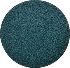 Tru-Maxx - 3" Disc Diam, 40 Grit, Zirconia Alumina Quick Change Disc - Type R Attaching System, Coated, Blue, Coarse Grade, 20,000 RPM - Exact Tooling