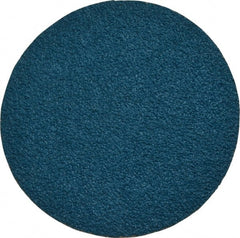 Tru-Maxx - 3" Disc Diam, 50 Grit, Zirconia Alumina Quick Change Disc - Type R Attaching System, Coated, Blue, Coarse Grade, 20,000 RPM - Exact Tooling