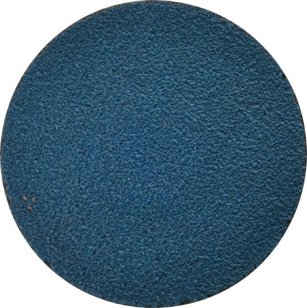 Tru-Maxx - 3" Disc Diam, 60 Grit, Zirconia Alumina Quick Change Disc - Type R Attaching System, Coated, Blue, Medium Grade, 20,000 RPM - Exact Tooling