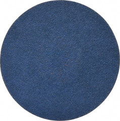 Tru-Maxx - 3" Disc Diam, 80 Grit, Zirconia Alumina Quick Change Disc - Type R Attaching System, Coated, Blue, Medium Grade, 20,000 RPM - Exact Tooling