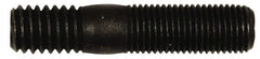 Dorman - 3/8-24 Long Thread, 3/8-16 Short Thread, 1-3/4" OAL Unequal Double Threaded Stud - Steel, Black Oxide Finish, 3/4" Long Thread Length, 1/2" Short Thread Length - Exact Tooling