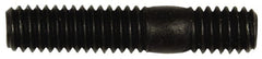 Dorman - 5/16-18 1-1/2" OAL Unequal Double Threaded Stud - Steel, Black Oxide Finish, 7/8" Long Thread Length, 7/16" Short Thread Length - Exact Tooling