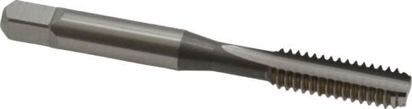 OSG - 1/4-20 UNC 3B 2 Flute Bright Finish High Speed Steel Straight Flute Standard Hand Tap - Bottoming, Right Hand Thread, 2-1/2" OAL, 1" Thread Length, H3 Limit, Oversize - Exact Tooling