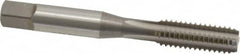 OSG - 5/16-18 UNC 3B 4 Flute Bright Finish High Speed Steel Straight Flute Standard Hand Tap - Bottoming, Right Hand Thread, 2-23/32" OAL, 1-1/8" Thread Length, H3 Limit, Oversize - Exact Tooling