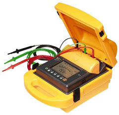 Fluke - Digital LCD Display, 2,000,000 Megohm Electrical Insulation Resistance Tester & Megohmmeter - 5,000 VDC Max Test Voltage, Powered by 12V Lead-Acid Battery - Exact Tooling