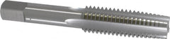 OSG - 5/8-11 UNC 3B 4 Flute Bright Finish High Speed Steel Straight Flute Standard Hand Tap - Taper, Right Hand Thread, 3-13/16" OAL, 1-13/16" Thread Length, H3 Limit, Oversize - Exact Tooling